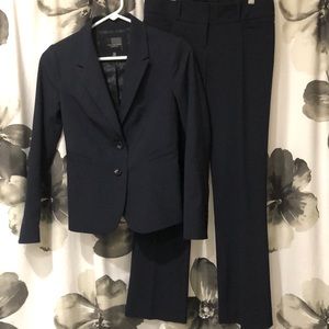 Navy Suit Trouser 0 short by The Limited